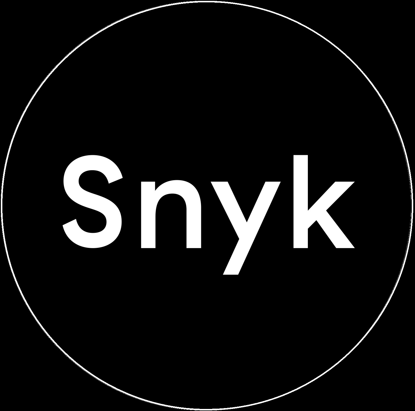 Snyk logo med baggrund